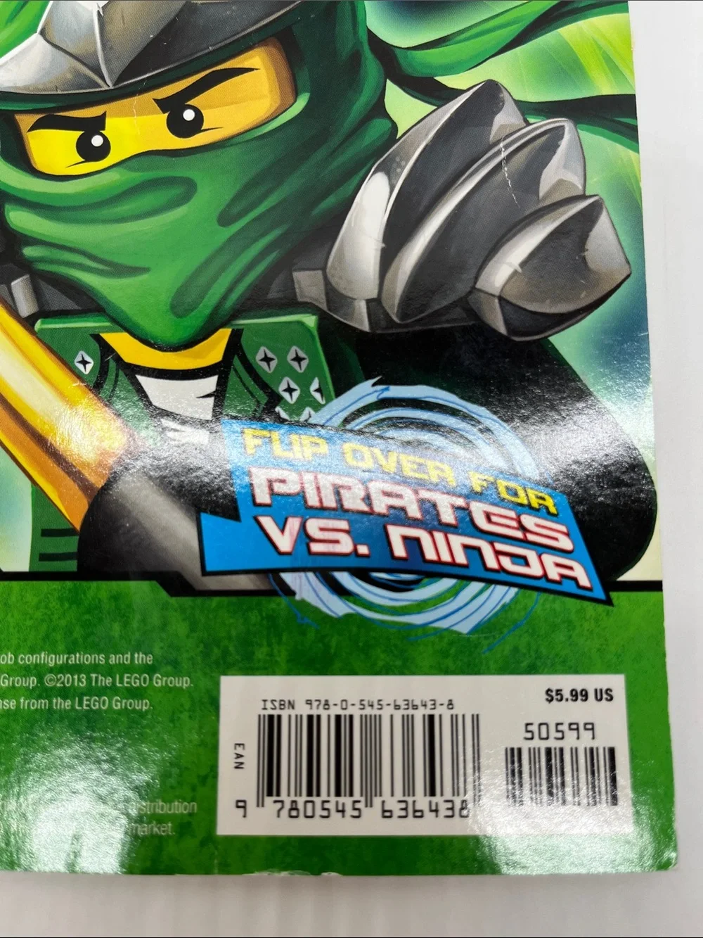 Lego Ninjago Pirates vs. Ninja Book - Red, Black, Green, Blue, Yellow